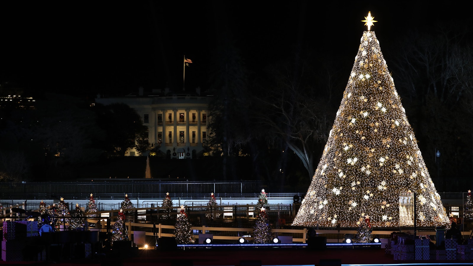 2019 National Christmas Tree, illuminated