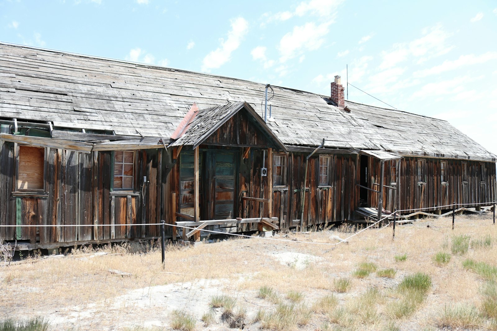 Image of an old wooden messhall