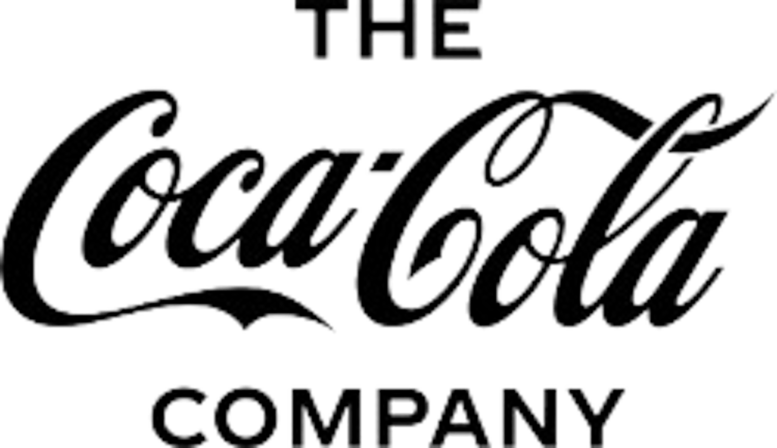 The Coca-Cola Company logo in black
