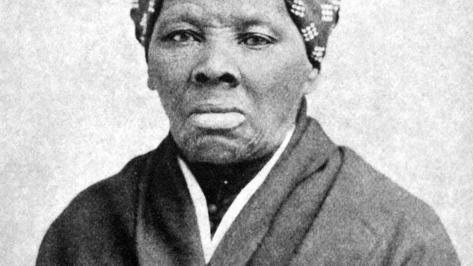 Black and white photograph of Harriet Tubman